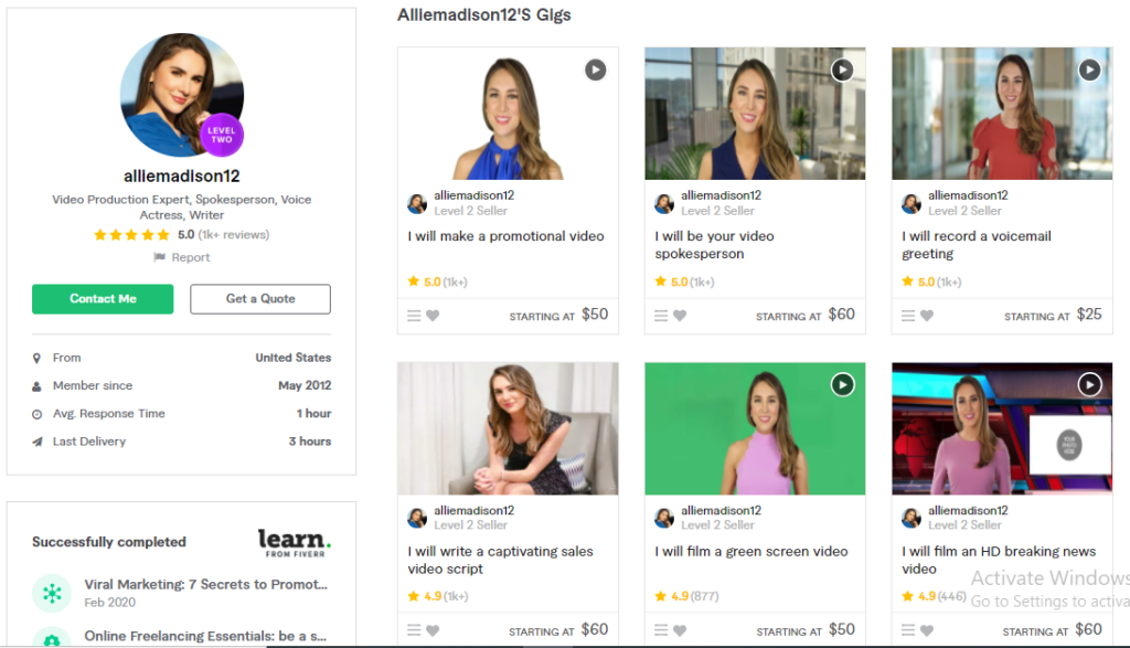Alliemadison12 Best Content Writers To Hire On Fiverr