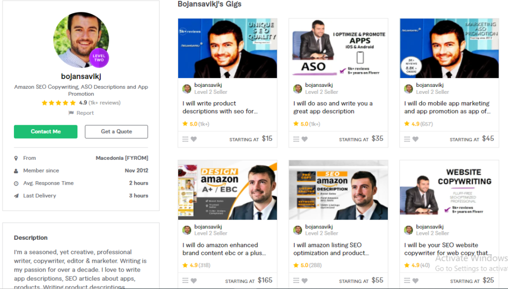 Bojansavikj Best Content Writers To Hire On Fiverr