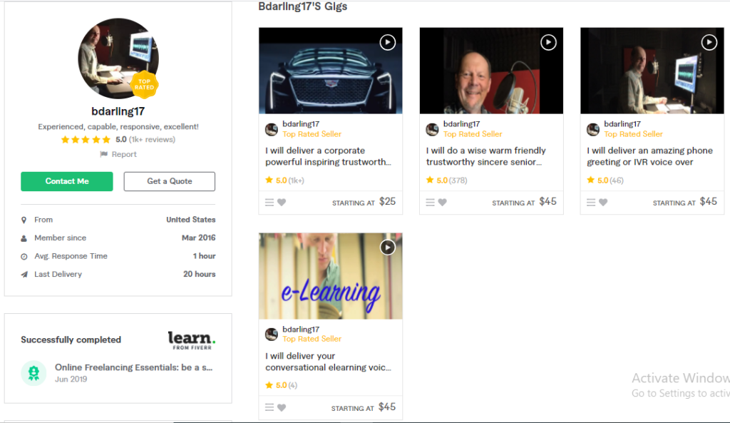 Fiverr Voice Over Reviews - Fiverr Voice Over Reviews
