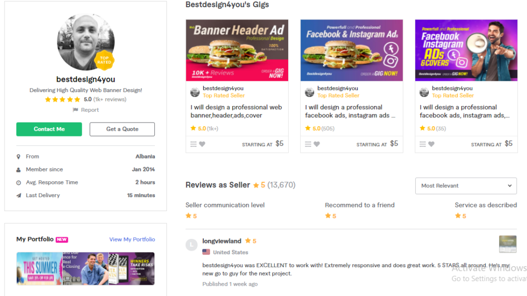 Hire Bestdesign4you Graphic Designer On Fiverr