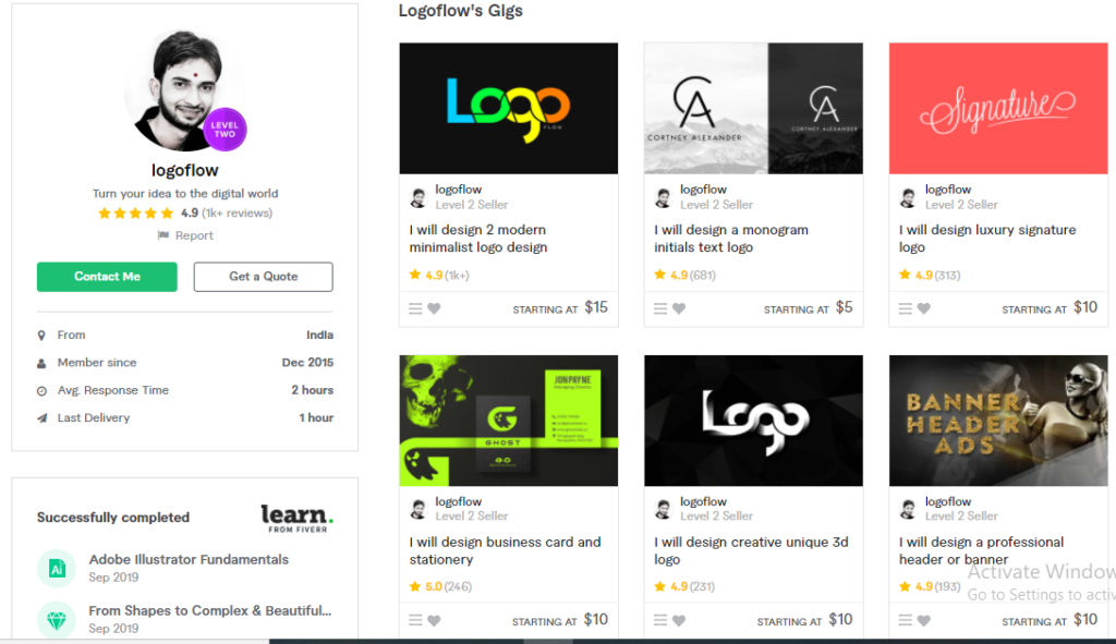 Hire Logoflow Graphics Designer On Fiverr