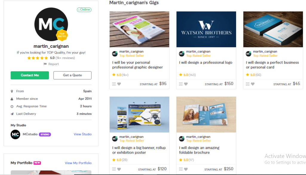 Hire Martin_carignan Graphics Designer On Fiverr