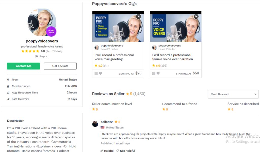 Hire Oppyvoiceovers For Your Spokesperson or VoiceOver Service On Fiverr