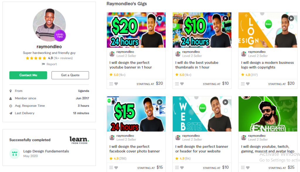 Hire Raymondleo Graphics Designer On Fiverr