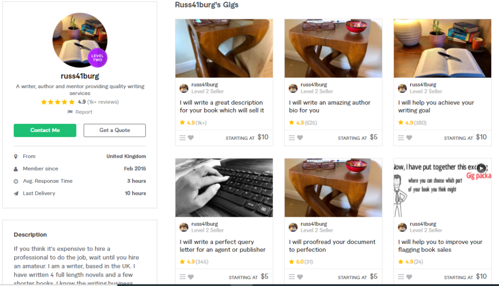 Russ41burg  Best Content Writers To Hire On Fiverr