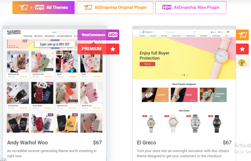 Best Woocommerce Dropshipping Theme Compatible with Alidropship