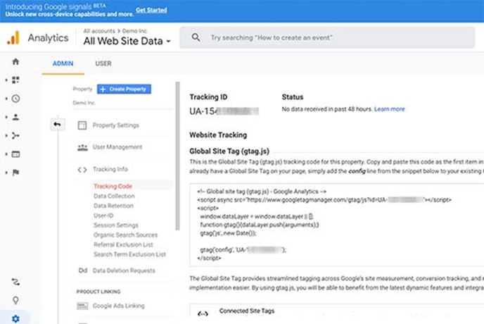 Google Analytics terms