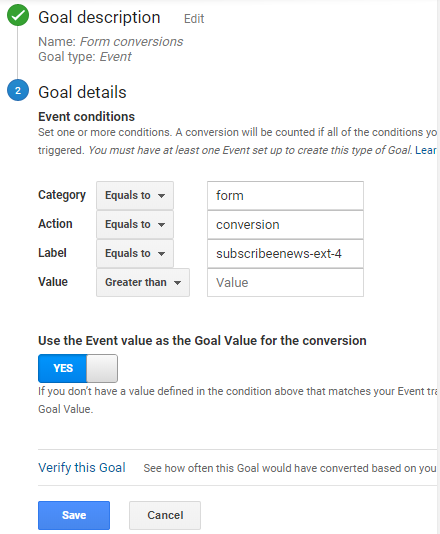 Conversion Tracking In Google Analytics WordPress form, right-click on your form and tap Inspect