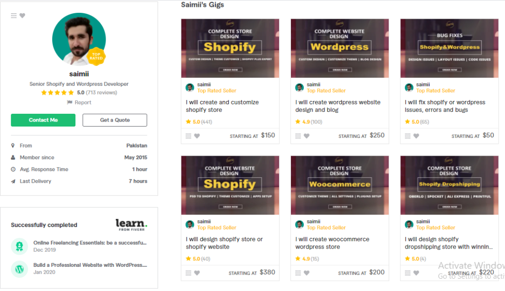 saimii Best Shopify eCommerce Developer on Fiverr