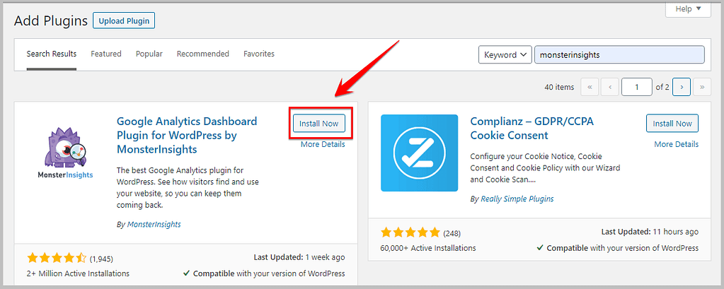 Install-Google-Analytics-by-MonsterInsights with Global Site tag
.png