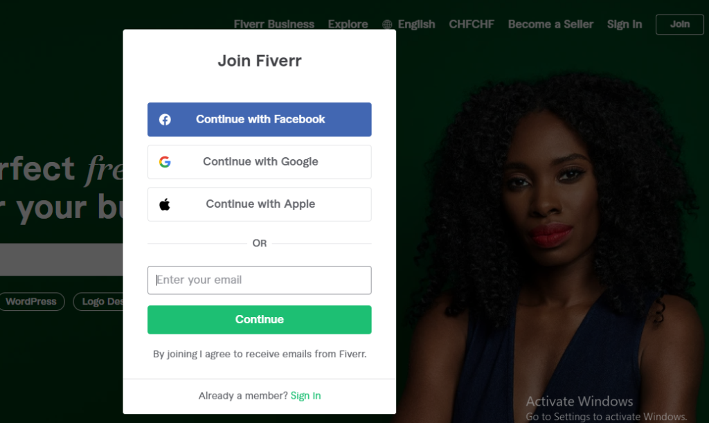 join fiverr with promo code