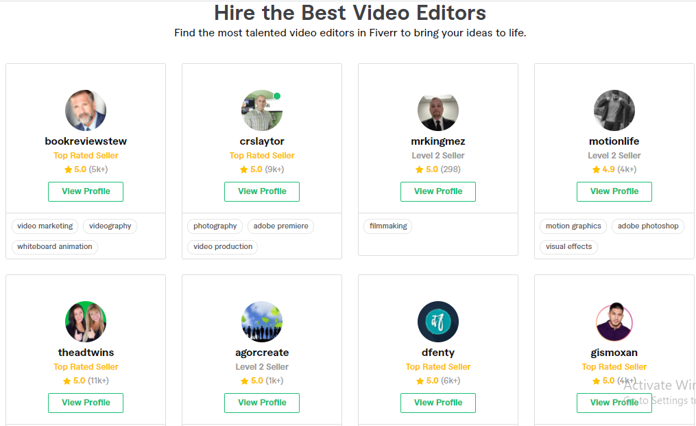 Start A YouTube Channel With video editing Fiverr Gigs