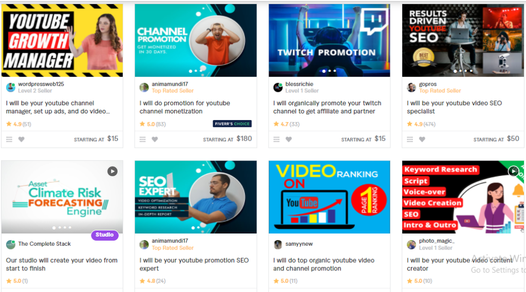 YouTube Promotion Or Marketing Services