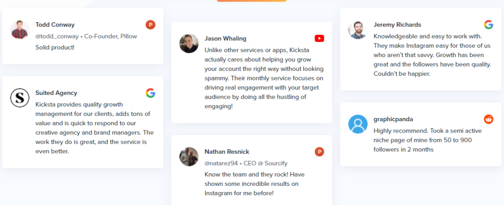 Kicksta Experience, Results & Customers Feedback.