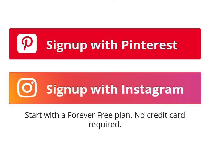 Sign up for Tailwind Pinterest  and Instagram  