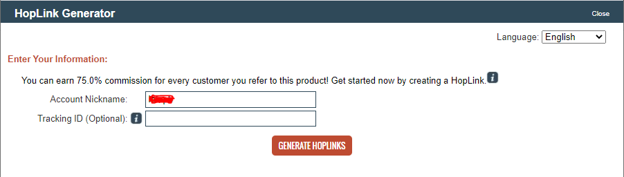 Get Your Affiliate Links for start affiliate marketing business