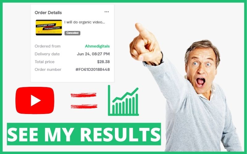 Paid Fiverr To Do Organic YouTube Promotion & Video Marketing Services