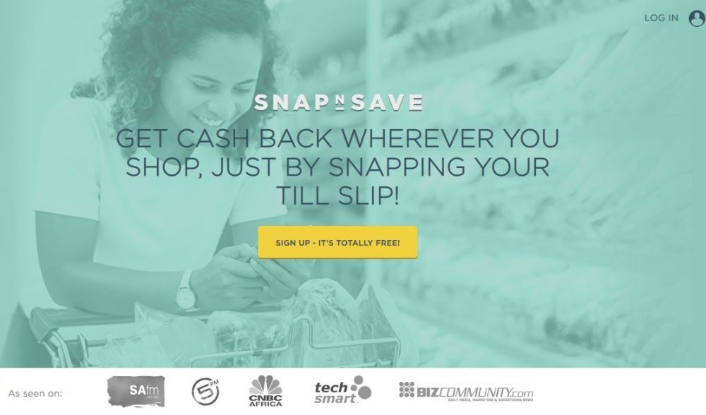 Snap 'n Save  get a Cashback