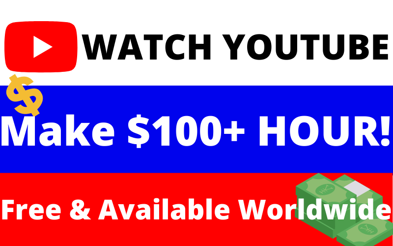 How To Make ($100+ HOUR!) By Watching YouTube Videos