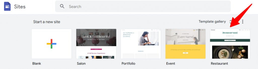Choose from  projects,