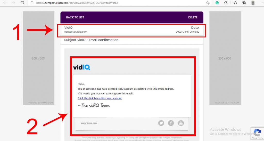 Confirm Your Email Address