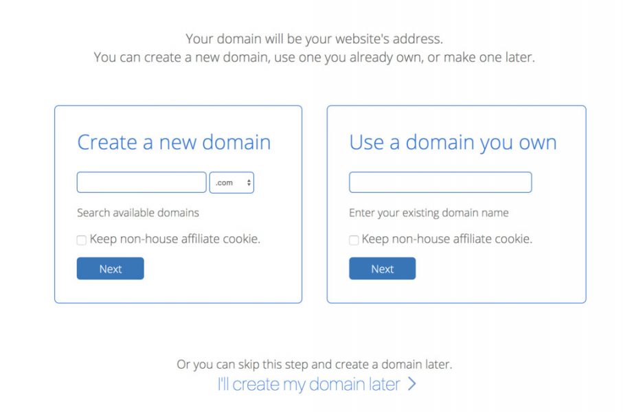 Select a Domain Name & Setting up Web Hosting