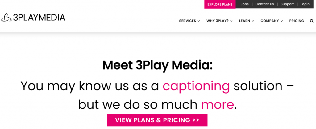 3Play Media rev alternative 