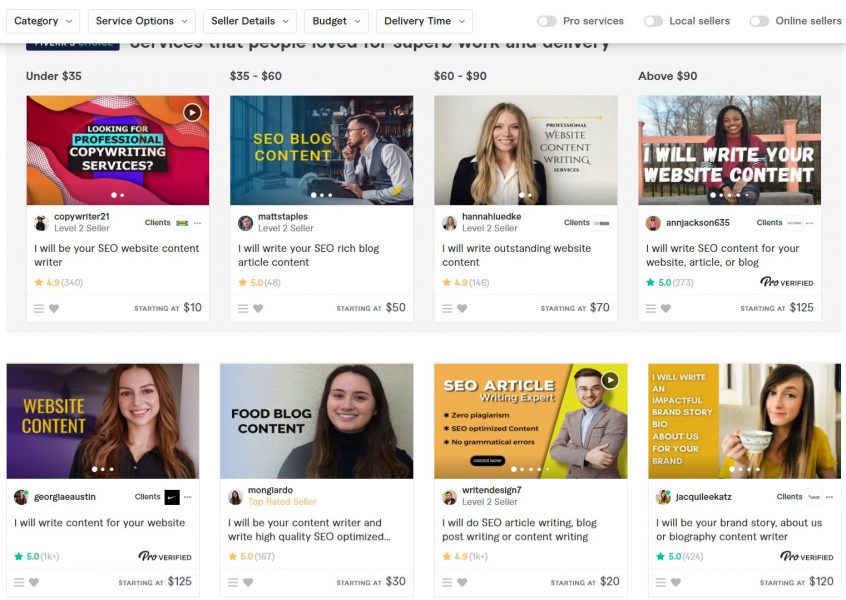 I Decided to Hire a Content Writer on Fiverr