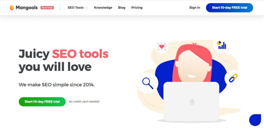 Head Over to Mangools.com 