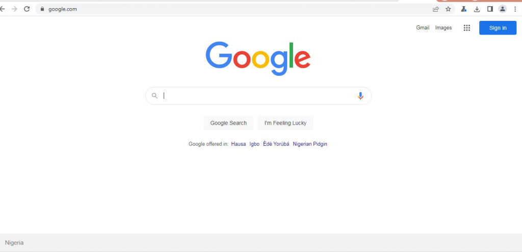 Go To Google And Search For Any Keywords Of Your Choice