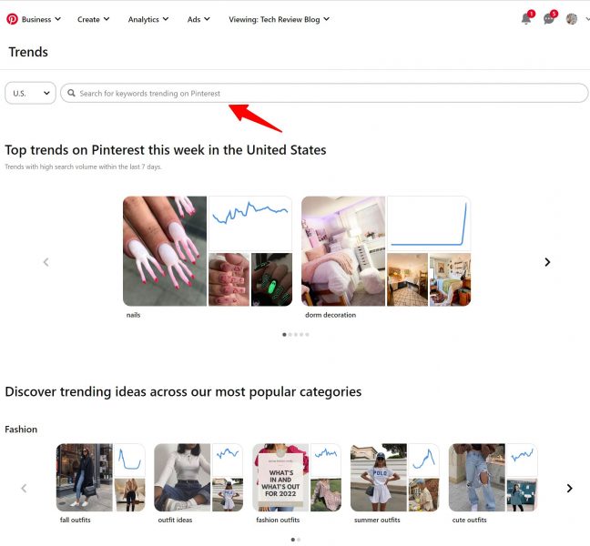Pinterest Trends