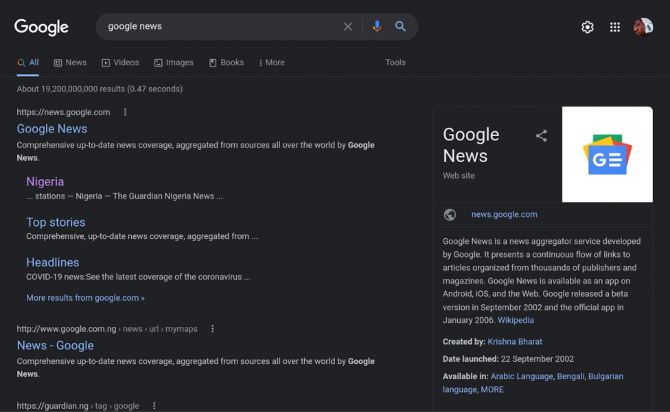 Go To Google News 