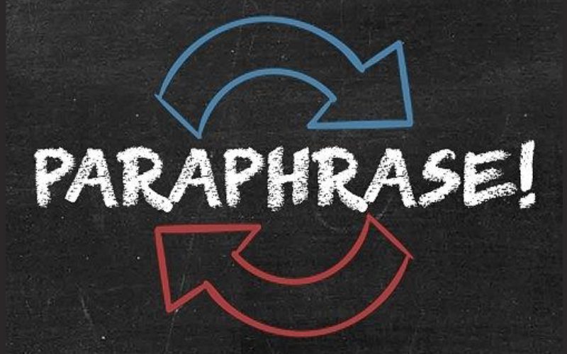 What is Paraphrasing