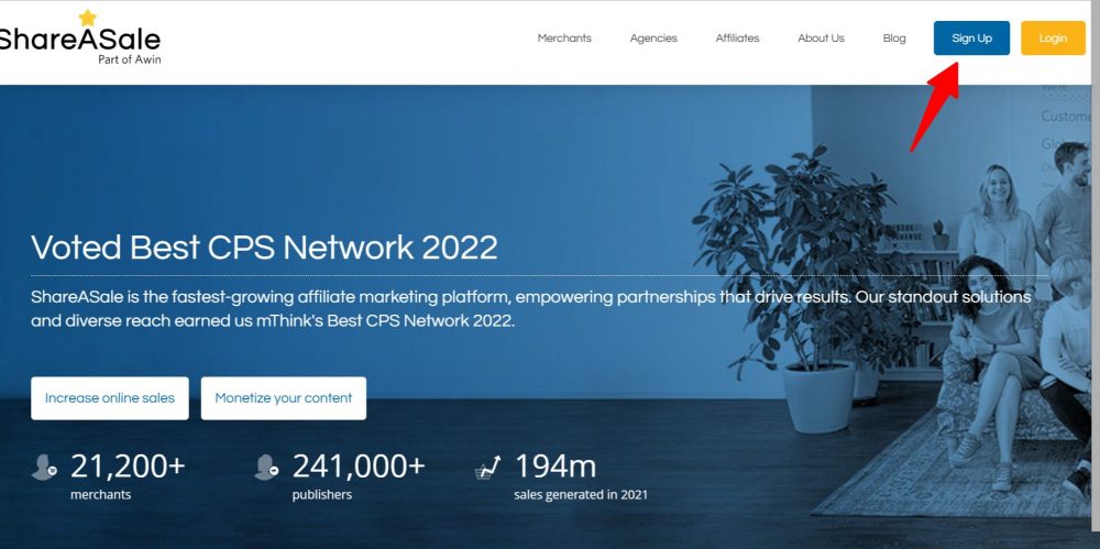 Create an Account On Shareasale 
