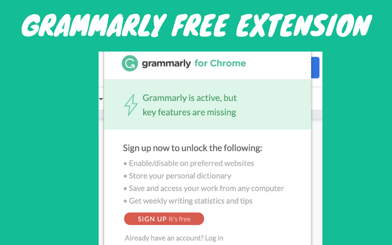 Grammarly free Extension