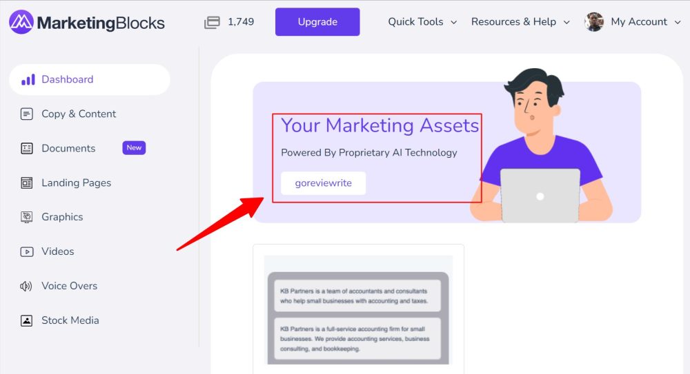 MarketingBlocks-digital marketing assest