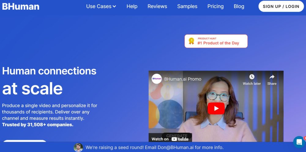 BHuman-AI-personalized-videos-at-scale AI Tools Like ChatGPT