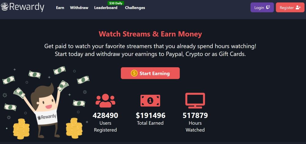 Watch-Streams-Get-Paid-Rewardy-io
